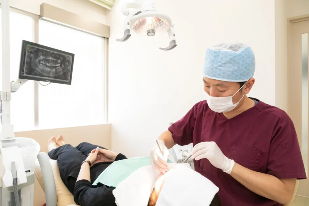 院長はとくに虫歯治療（根管治療）が得意